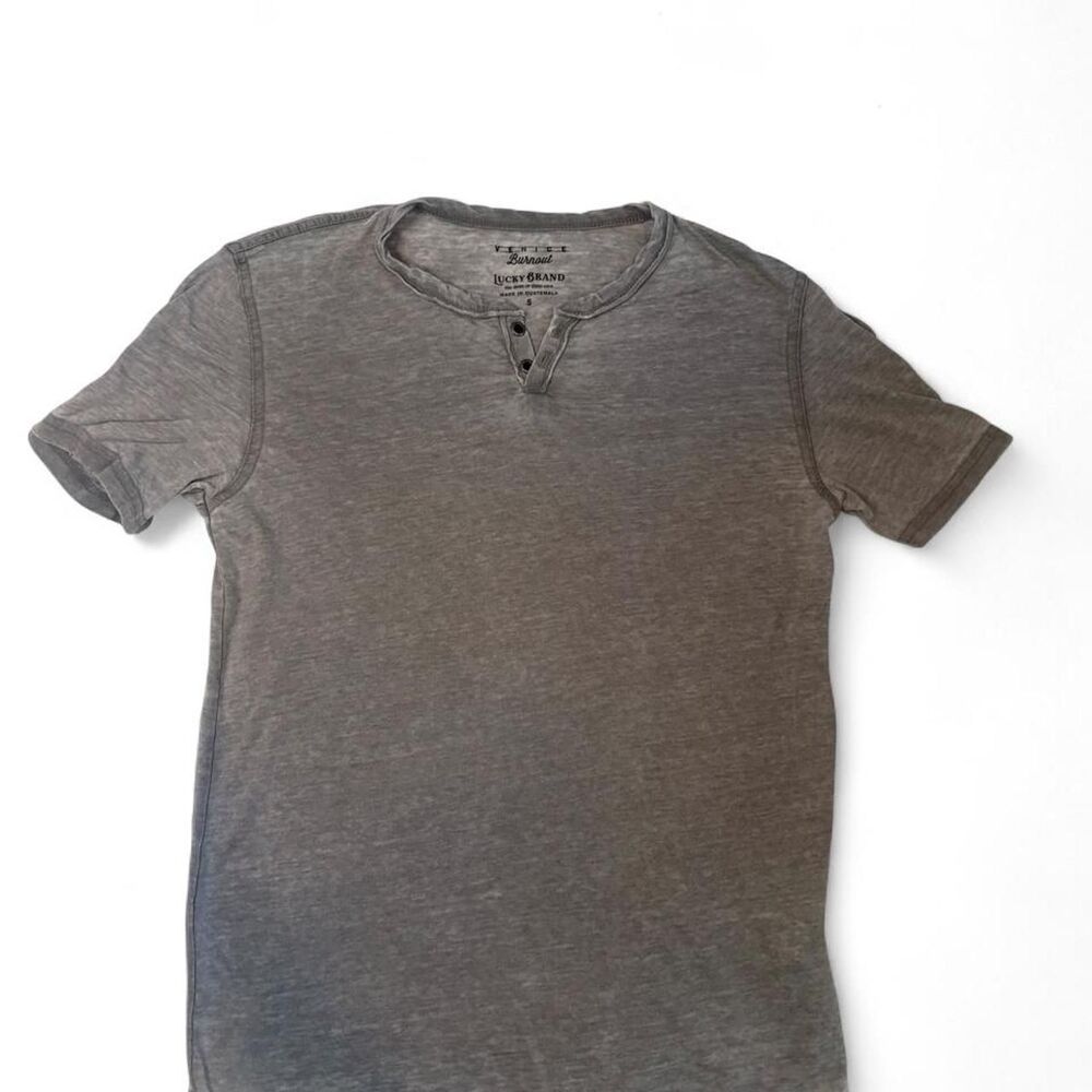 Lucky-brand Men's Grey T-shirt